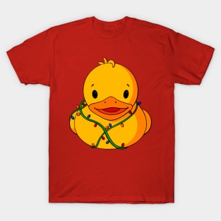 Christmas Light Rubber Duck T-Shirt